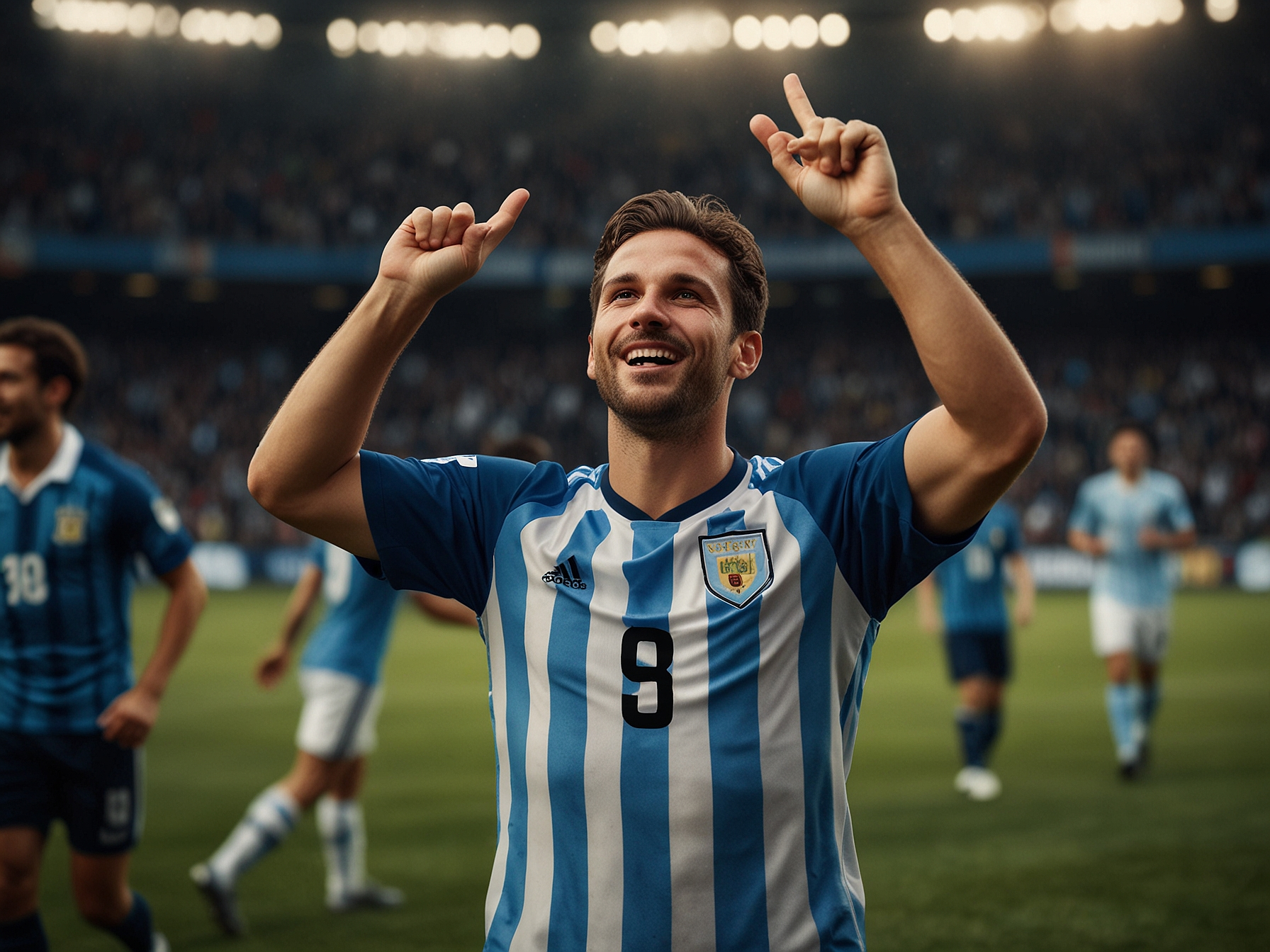 Jugadora celebrando una victoria en apuestas deportivas